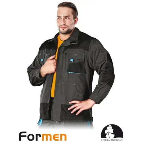 Ubranie robocze ochronne letnie komplet bluza oraz spodnie do pasa firmy LEBER&HOLLLMAN  LH-FMN-J